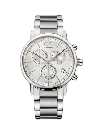 RELOJ CALVIN KLEIN ACERO CRONOGRAFO FONDO BLANCO - 8