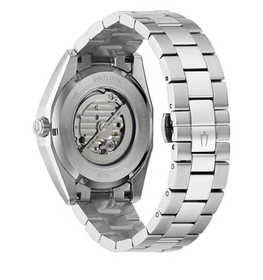 BULOVA SURVEYOR AUTOMATICO PLATEADO FONDO BLANCO - 3