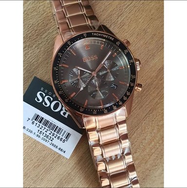 RELOJ HUGO BOSS TROPHY CRONOGRAFO COLOR ORO ROSA - 7