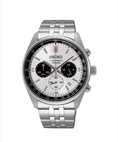 RELOJ SEIKO SSB425P1 CHRONO FONDO PANDA - 1