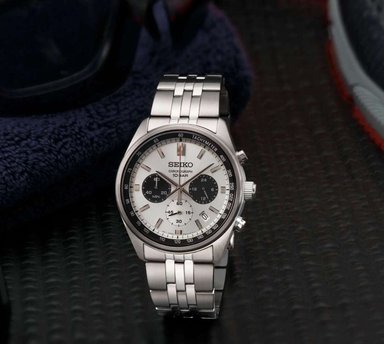 RELOJ SEIKO SSB425P1 CHRONO FONDO PANDA - 2
