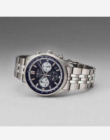 RELOJ SEIKO SSB427P1 CARATULA AZUL PANDA - 2