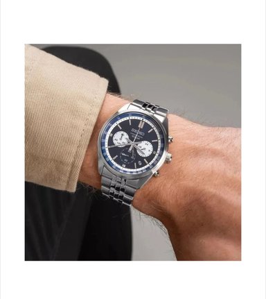 RELOJ SEIKO SSB427P1 CARATULA AZUL PANDA - 4
