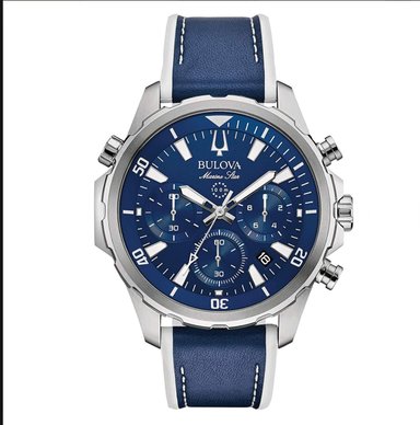 RELOJ BULOVA MARINE STAR AZUL CRONOGRAFO AZUL