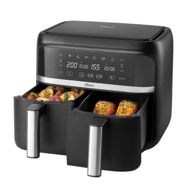 FREIDORA DE AIRE OSTER CKSTAF7MCDDF 7.6 LT DIGITAL DUAL CON RECUBRIMIENTO DIAMONDFORCE - 2