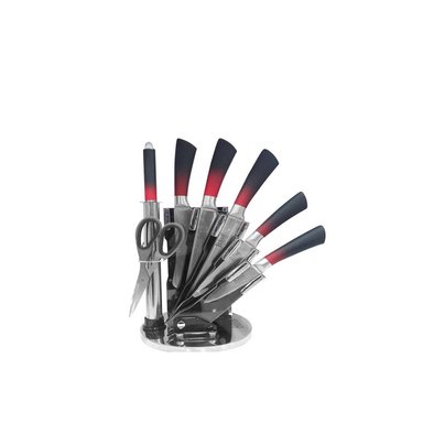 SET DE CUCHILLOS BASS MK-Y16796 METAL 8PZAS