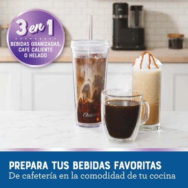 CAFETERA OSTER BVSTDC03B FRAPPE CON LICUADORA - 4