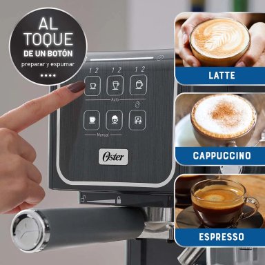 CAFETERA OSTER BVSTEM6801M PRIMALATTE TOUCH NEGRA - 5