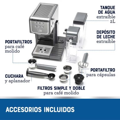 CAFETERA OSTER BVSTEM6801M PRIMALATTE TOUCH NEGRA - 6