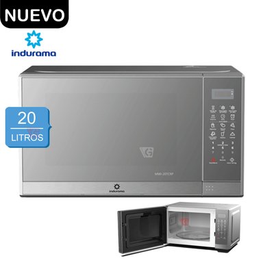 HORNO MICROONDAS INDURAMA SILVER MWI-20TCRP 20L