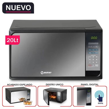 HORNO MICROONDAS MIRAY LT NEGRO HMM-N 20