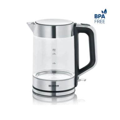 HERVIDOR DE AGUA DE CRISTAL 1.7 L. SEVERIN WK 3420