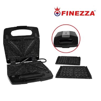 SANDWICHERA WAFLERA FINEZZA FZ-820WS PLACAS INTERCAMBIABLES