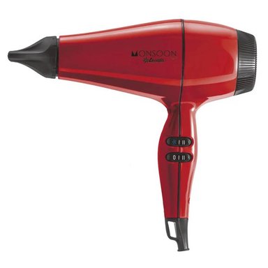 SECADOR CABELLO CERIOTTI MONSOON 3400 PROFESIONAL ROJO