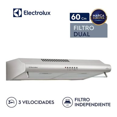 CAMPANA EXTRACTORA ELECTROLUX 60 CM EJSE242TBIS 3 VELOCIDADES