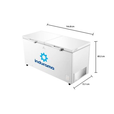 CONGELADORA INDURAMA CI-420BL 420L DEFROST BLANCO - 4