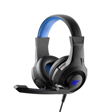 AUDÍFONOS GAMER HAVIT H2031D RETRO ILUMINADO AZUL - 1