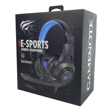 AUDÍFONOS GAMER HAVIT H2031D RETRO ILUMINADO AZUL - 2