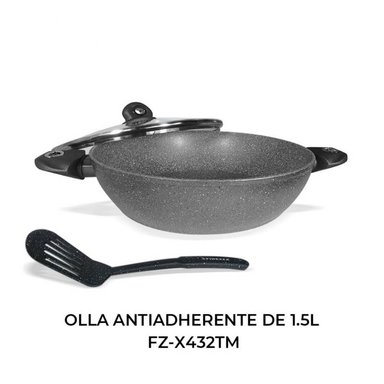 OLLA FINEZZA FZ-X432TM CERÁMICA ANTIADHERENTE GRANITO 15L