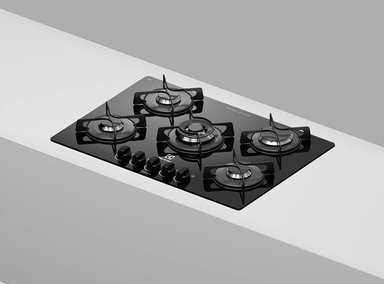 COCINA EMPOTRABLE A GAS GLP ELECTROLUX 5 HORNILLAS TRIPLE LLAMA 75CM ETGZ30T0EPUB - 4