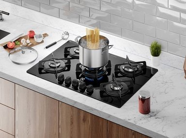 COCINA EMPOTRABLE A GAS GLP ELECTROLUX 5 HORNILLAS TRIPLE LLAMA 75CM ETGZ30T0EPUB - 6