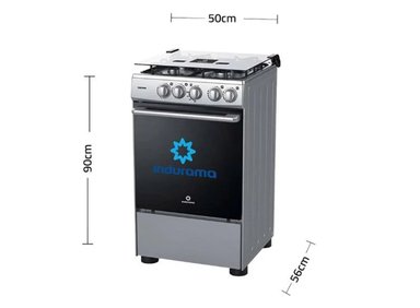 COCINA A GAS INDURAMA 4 HORNILLAS FONTANA 49.5CM - 6