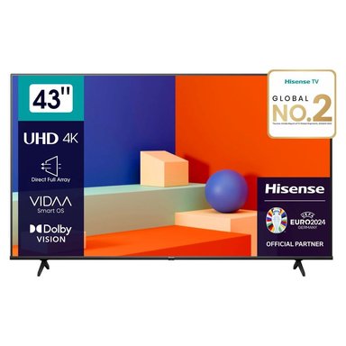 TV SMART TV HISENSE FULL HD 43" 43A6K 4K ULTRA HD SMART VIDAA