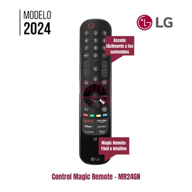 CONTROL LG MR24GN MAGIC CON BOTÓN ALEXA Y CHANNELS 2024 - 1