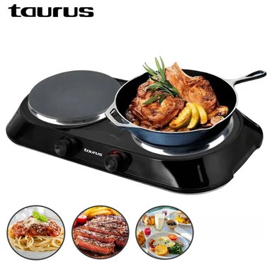 COCINA TAURUS FENIX DUO ELECTRICA 2 HORNILLAS 2000W