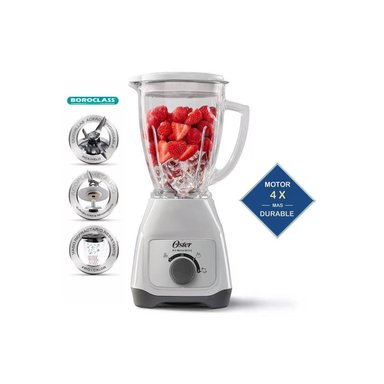 LICUADORA 1.5 L CONTROL DE PERILLA OSTER BLSTKG-WRD BLANCO 550W - 1