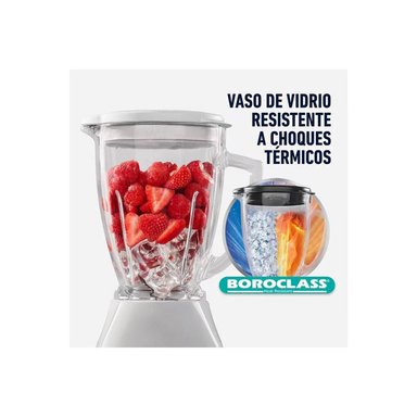 LICUADORA 1.5 L CONTROL DE PERILLA OSTER BLSTKG-WRD BLANCO 550W - 4