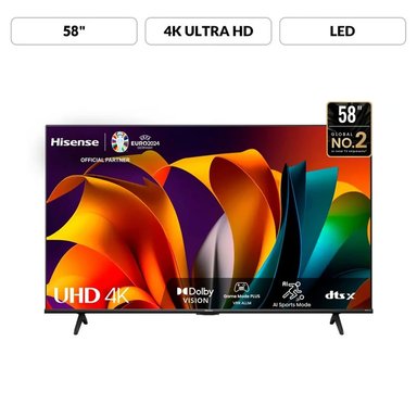 TELEVISOR DE 58' SMART TV VIDAA LED 4K UHD HISENSE 58A6N (2024)