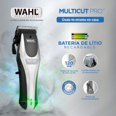 CORTADORA DE CABELLO RECARGABLE WAHL KIT MULTI-CUT PRO 09657-008