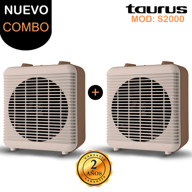 PACK DE 2 CALENTADORES TAURUS S2000 2000W