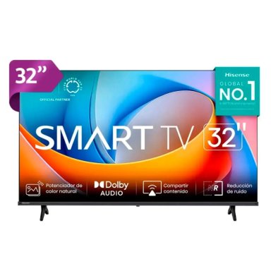 TELEVISOR HISENSE 32” SMART TV LED HD 32A4NV