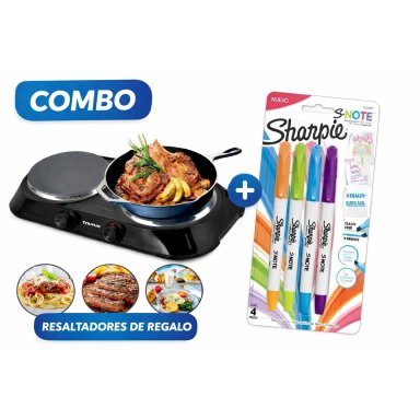 COCINETA ELÉCTRICA TAURUS MOD FENIX DUO - RESALTADOR 2132980