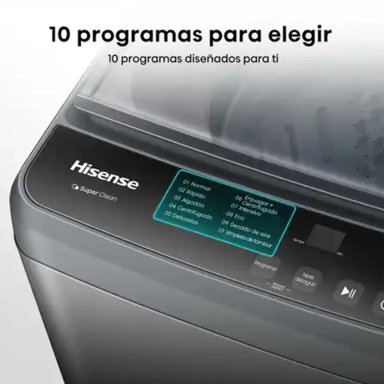 LAVADORA HISENSE 10.5 KG CARGA SUPERIOR AUTOMÁTICA WT1D1030UT - 3