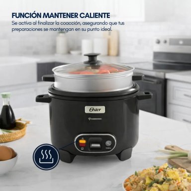 OLLA ARROCERA OSTER 3 EN 1 DIAMONDFORCE 2.2 L – CKSTRC12DFBLK - 6