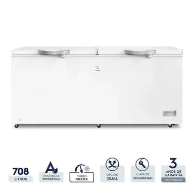 CONGELADOR FROST HORIZONTAL ELECTROLUX 708 LITROS BLANCO - EFC70W2HTW - 2