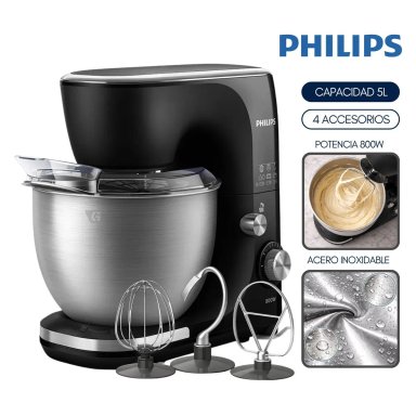 BATIDORA PLANETARIA 5LT 800W HR7922 _ 90 PHILIPS - 1