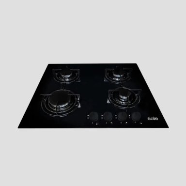 ENCIMERA VIDRIO TEMPLADO SOLE A GAS 60CM SOLCO049 - 4