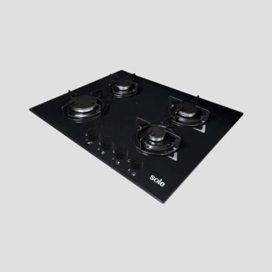 ENCIMERA VIDRIO TEMPLADO SOLE A GAS 60CM SOLCO049 - 5