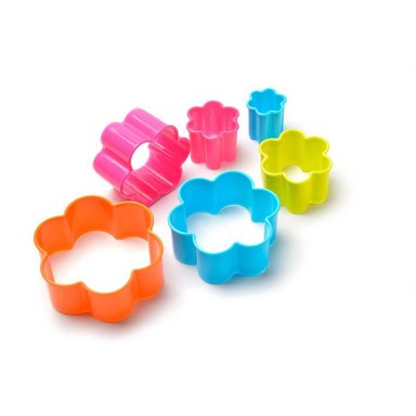 MOLDE DE GALLETAS MODELO FLOR SET 6 UNIDADES MODELO CLASSIC