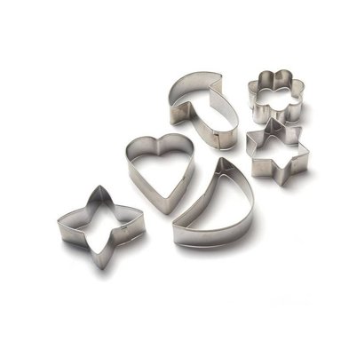 MOLDE DE GALLETAS SET DE 6 UNIDADES MODELO CLASSIC