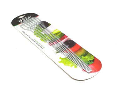 PALITOS PINCHOS PARA BROCHETA 30 CM SET 6 UND. LÍNEA CLASSIC - PRESS