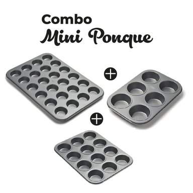 COMBO REPOSTERÍA  X 3 MINI PONQUÉS - PRESS