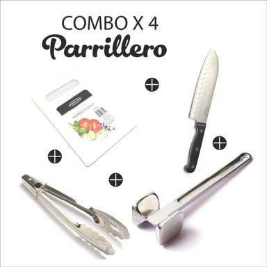 KIT X 4 PARRILLERO - PRESS
