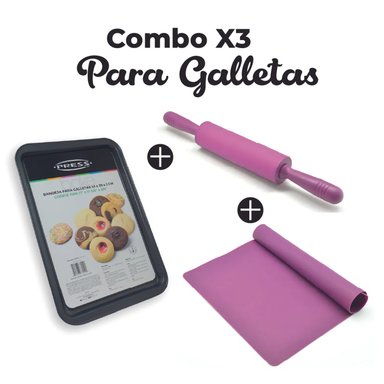 SUPER KIT X 3 PARA GALLETAS - PRESS
