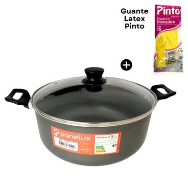 OLLA ANTIADHERENTE GRAFITO 28 CM + REGALO GUANTE DE LATEX - PANELUX
