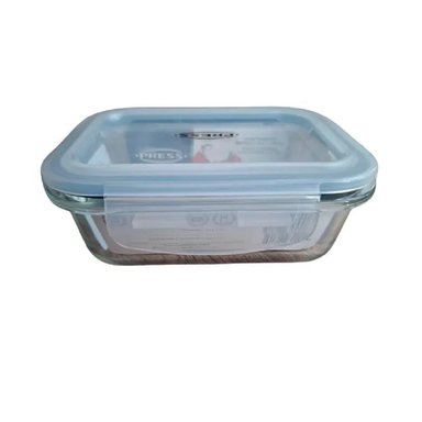 REFRACTARIO DE VIDRIO CON TAPA DE PLASTICO 640ML | PRESS